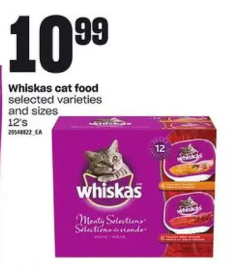 Loblaws Whiskas cat food offer