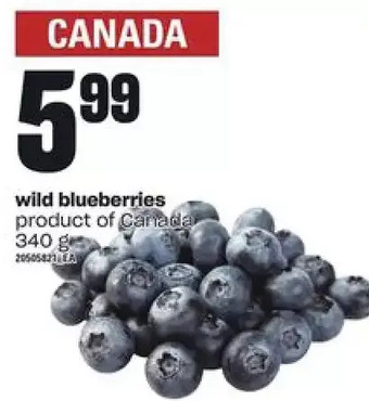 Loblaws Wild blueberries offer