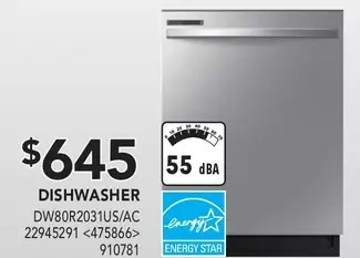 RONA Dishwasher offer