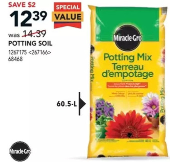 RONA Potting soil offer