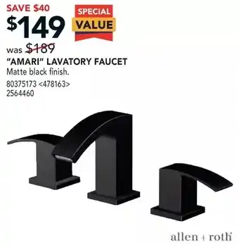 RONA "smari" lavatory faucet offer