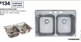 RONA Kindred double kitchen sink offer