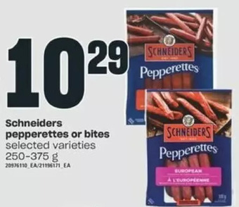 Valu-mart Schneiders pepperettes or bites offer