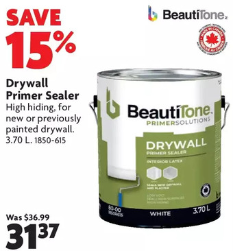 Home Hardware Drywall primer sealer offer