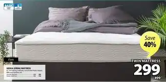 JYSK Firm mensa spring mattress offer