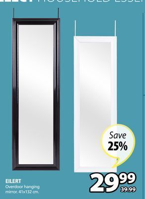 JYSK Eilert overdoor hanging mirror offer
