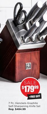 Kitchen Stuff Plus 7 pc. henckels graphite self-sharpening knife set offer