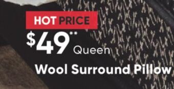 Sleep Country Wool surround pillow offer