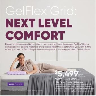 Sleep Country The purple premier 4 mattress offer