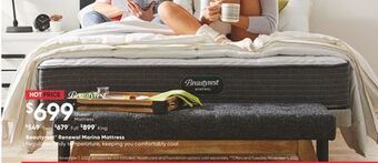 Sleep Country Beautyrest renewal marina mattress offer