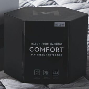 Sleep Country Malouf comfort mattress protector offer