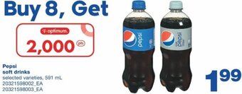 Wholesale Club Pepsi Soft Drinks 591 ml offer