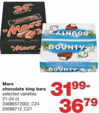 Wholesale Club Mars Chocolate King Bars 21-24 ct offer