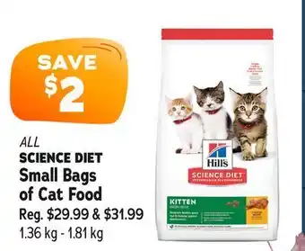 Ren’s Pets Depot Hill's science diet small bags of cat food offer