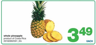 Wholesale Club Whole Pineapple offer