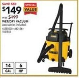 RONA Wet/Dry Vacuum offer