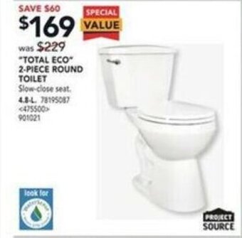 RONA Total Eco 2-Piece Round Toilet offer