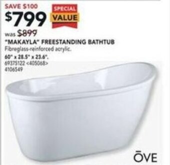 RONA Makayla Freestanding Bathtub offer