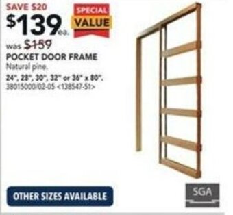 RONA Pocket Door Frame offer