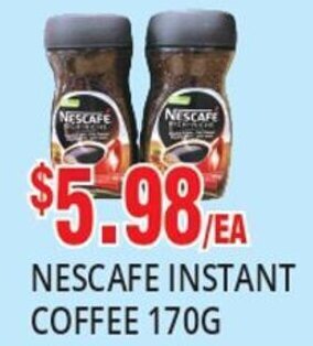 88 Supermarket Nescafe Instant Coffee 170g offer