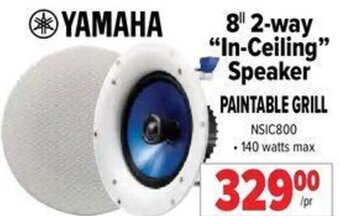 2001 Audio Video 8" 2-Way In-Ceiling Speaker offer