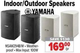 2001 Audio Video Indoor/Outdoor Speakers offer
