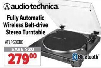 2001 Audio Video Fully Automatic Wireless Belt-drive Stereo Turntable offer