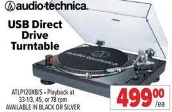 2001 Audio Video USB Direct Drive Turntable offer