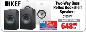 2001 Audio Video Kef two-way bass reflex bookshelf speakers offer