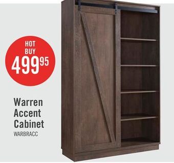 The Brick Warren accent cabinet - walnut oak offer