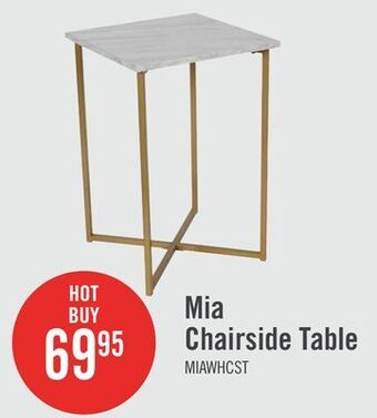 The Brick Mia faux marble chairside table offer