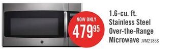 The Brick Ge 1.8 cu. ft. over-the-range microwave - jvm2185smss offer