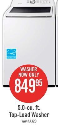 The Brick Samsung 5 cu. ft. top-load washer - wa44a3205aw/a4 offer