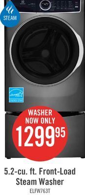 The Brick Electrolux 5.2 cu. ft. front-load washer - elfw7637at offer