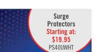 The Brick Ultralink outlet multimedia surge protector - ps40uw offer