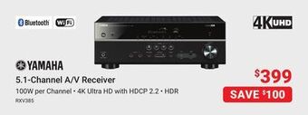 Visions Electronics Yamaha 5.1-channel a/v receiver offer
