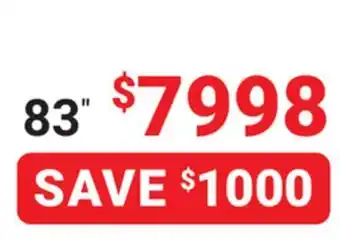 Visions Electronics Lg oled c2 4k hdr oled evo smart tv 83" offer