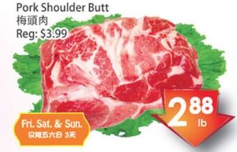 Fresh Palace Supermarket Pork shoulder butt offer