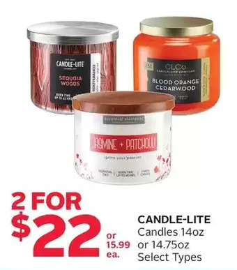Rexall Candle-lite candles offer