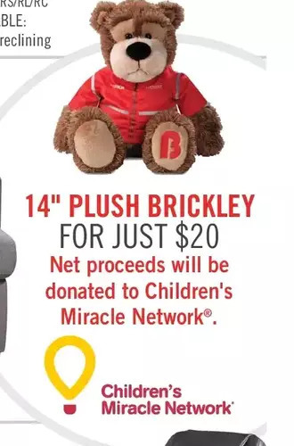 The Brick 14" plush brickley offer