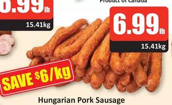 Starsky Hungarian pork sausage offer