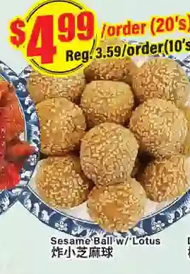 Btrust Supermarket Sesame ball w/ lotus offer