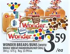 Al Premium Food Mart Wonder breads/ buns (white/whole wheat/hamburger/hot dog) offer