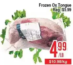 Skyland Foodmart Frozen ox tongue offer