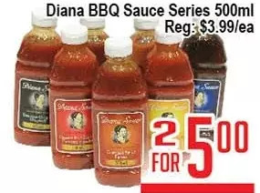 Diana bbq sauce series