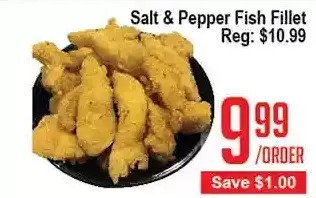 Skyland Foodmart Salt & pepper fish fillet offer