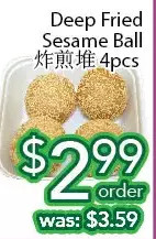 Ample Food Market Deep fried sesame ball offer