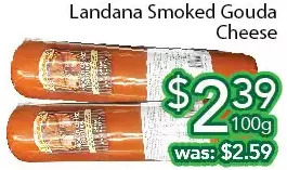 Ample Food Market Landana smoked gouda cheese offer