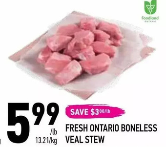 Coppa's Fresh Market Fresh ontario boneless veal stew offer