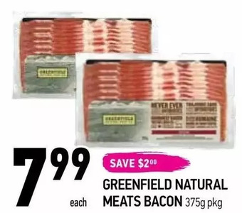 Coppa's Fresh Market Greenfield natural meats bacon offer